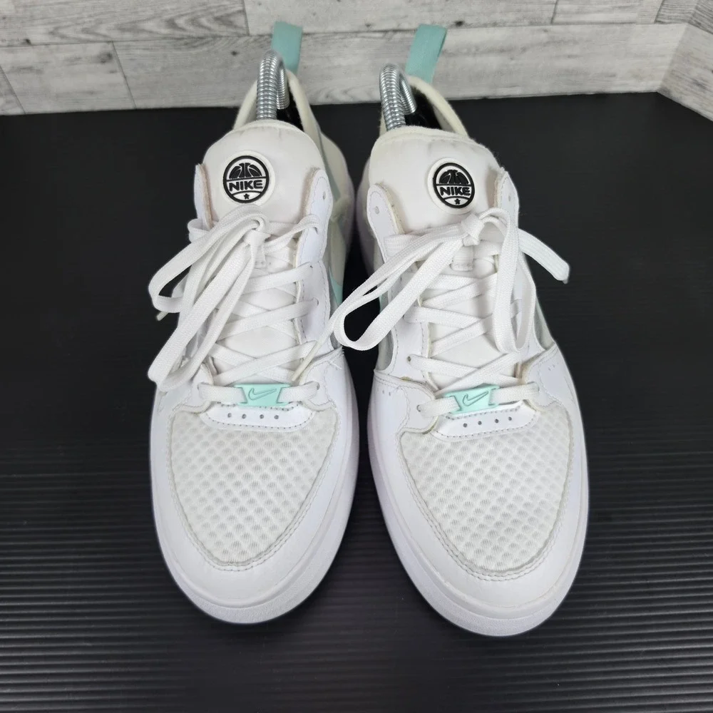Nike Vandalised LX White Light Blue Platform Sneakers CW6536-100 Womens 9.5